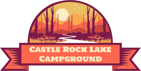 Castle Rock Lake Campground best Necedah Wisconsin campsites and camping logo