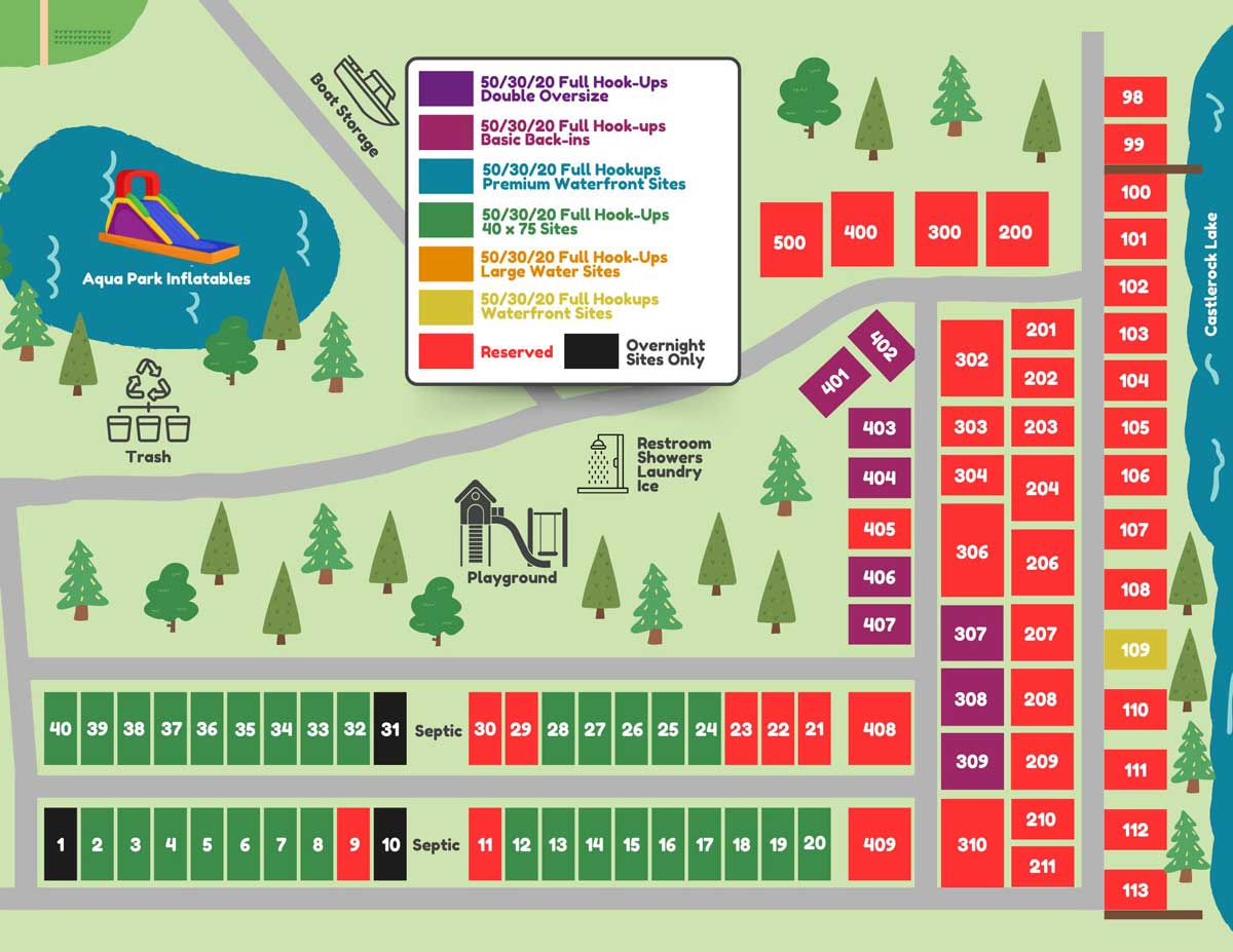 Castle Rock Campground Map April 2025 Castle Rock Campground Map April 2025