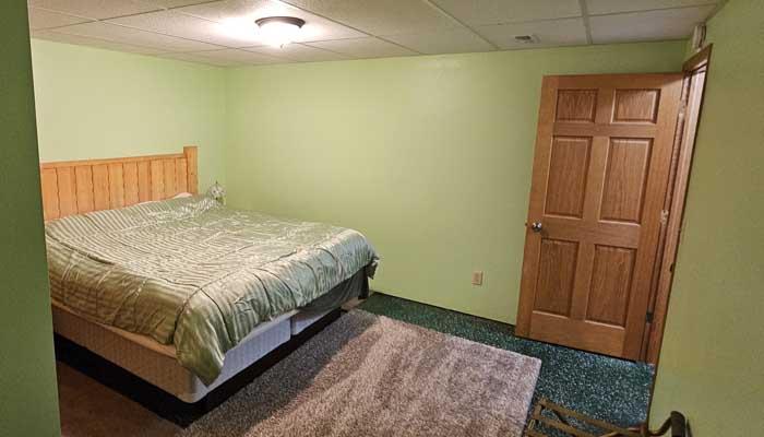 Catlerock campground short term rental bedroom