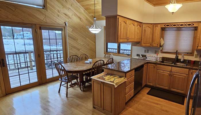 Catlerock campground short term rental kitchen