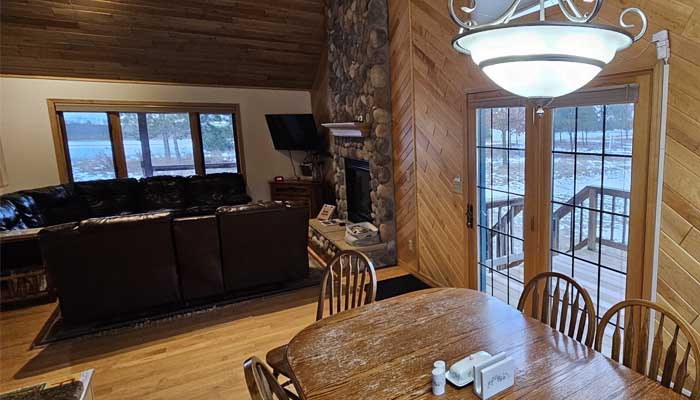 Catlerock campground short term rental kitchen table